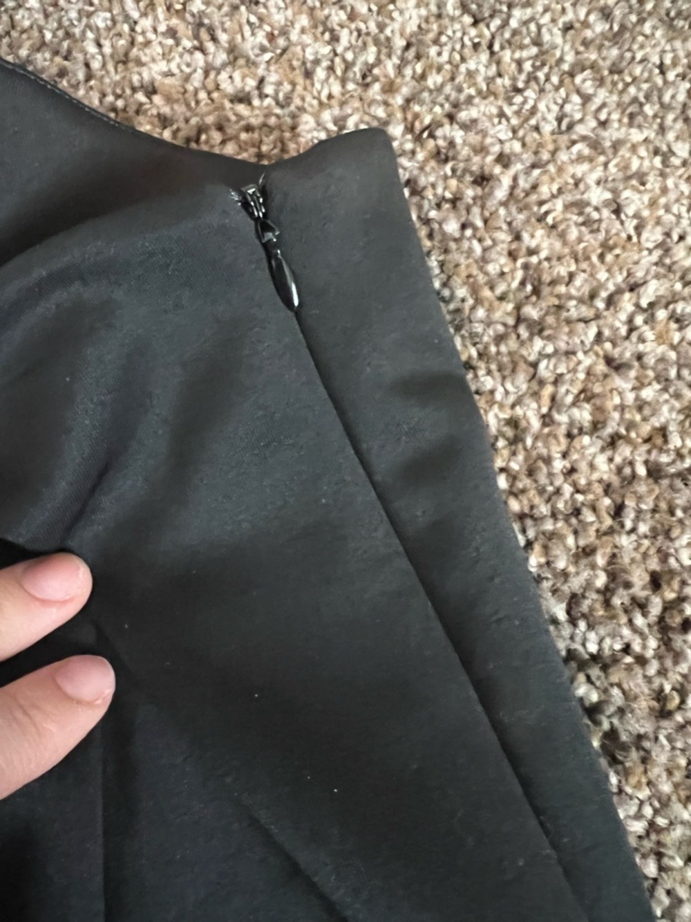 Vince Camuto Black A-Line Flared Skirt - Picture 3 of 6